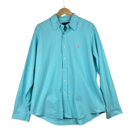 Ralph Lauren‎ Light Blue Buttons Down Shirt Size XL - Picture 1 of 6